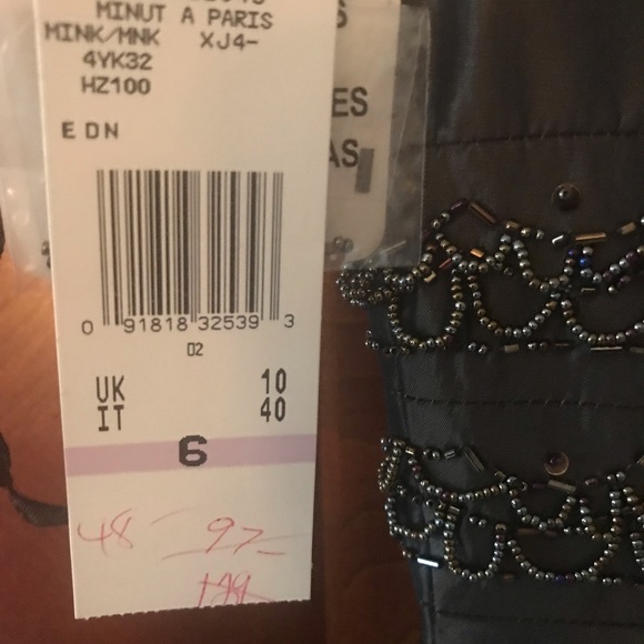 Bronze formal tea length dress - Picture 7 of 8